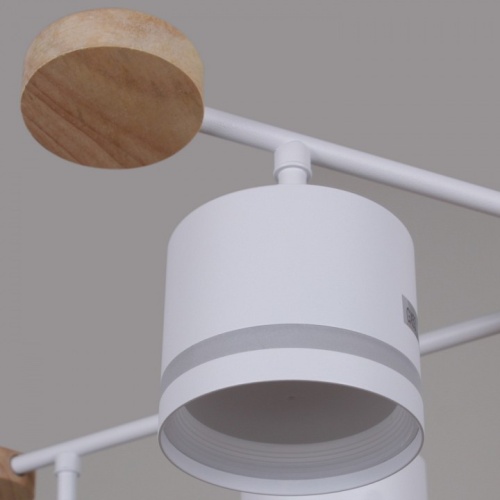 Люстра на штанге 78730 78730-0.3-08 GX53 WH+WOOD в Нижнем Новгороде фото 5