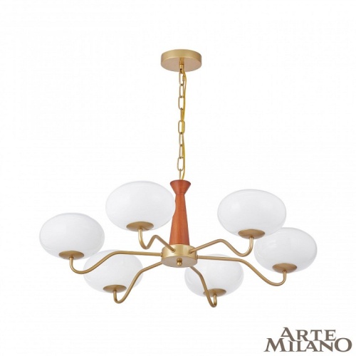 Подвесная люстра Arte Milano AM-Napoli 310166/D780/6 BS/WD в Нижнем Новгороде фото 12