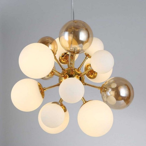 Подвесная люстра LUMINA DECO Galaksida LDP 8565-10/16 GD+TEA в Нижнем Новгороде фото 3