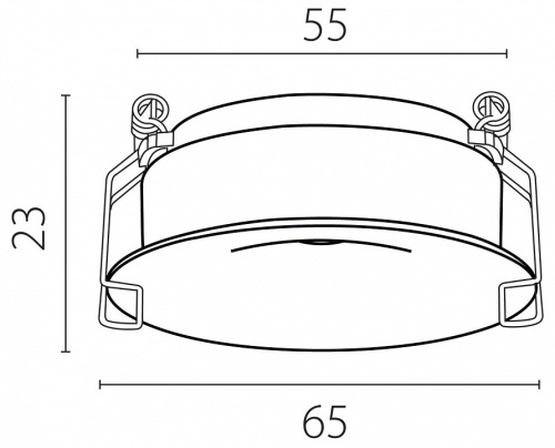 Рамка на 1 светильник Lightstar Spira 074106-11 в Нижнем Новгороде фото 2