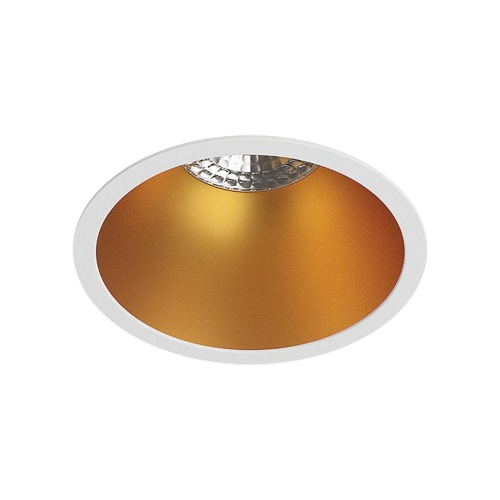 DK3026-WG Встраиваемый светильник, IP 20, 10 Вт, GU5.3, LED, белый/золотой, пластик в Нижнем Новгороде