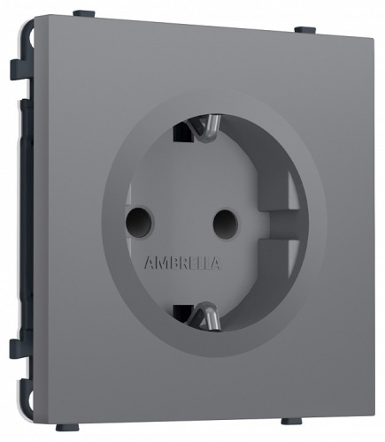 Розетка с заземлением и со шторкой, без рамки Ambrella Volt MS MS867010 в Нижнем Новгороде