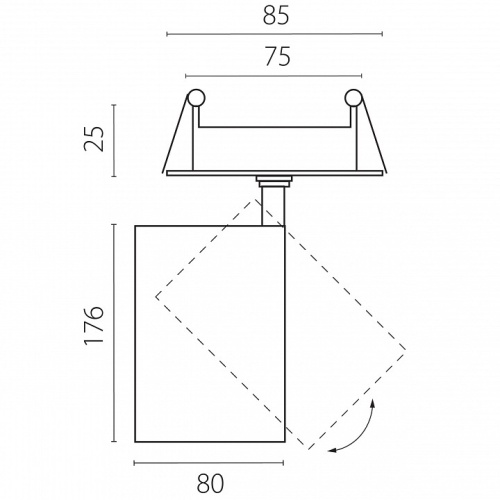 Спот Lightstar Canno Pro C4307RS в Нижнем Новгороде фото 2