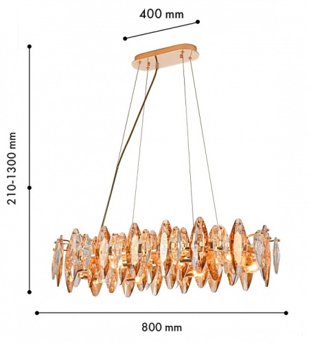 Подвесная люстра Favourite Glans 4719-8PC в Нижнем Новгороде фото 2