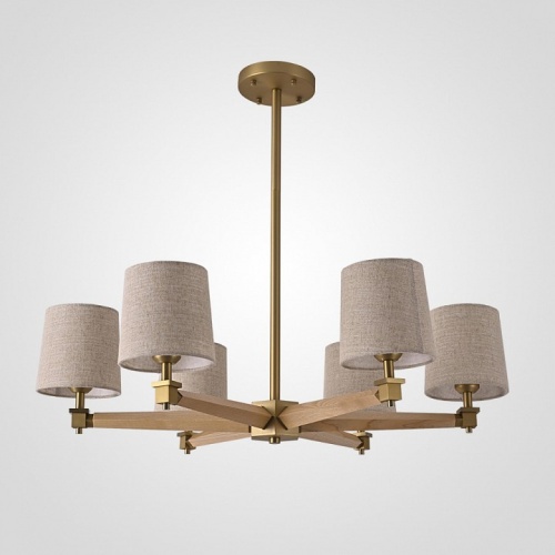 Люстра на штанге Imperiumloft Jorgenson Beige/Light wood STAVRA01 в Нижнем Новгороде