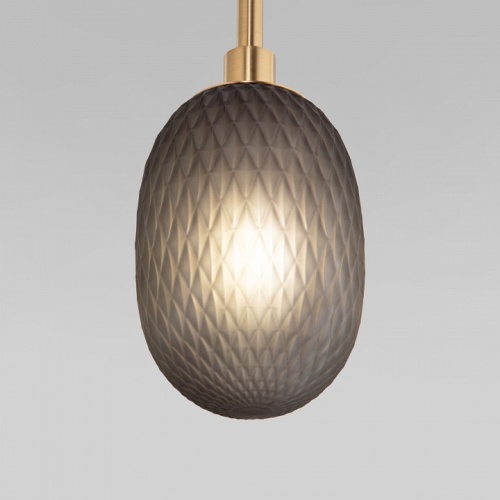 Подвесная люстра Eurosvet Pineapple 50266 дымчатый/прозрачный/янтарный в Нижнем Новгороде фото 3