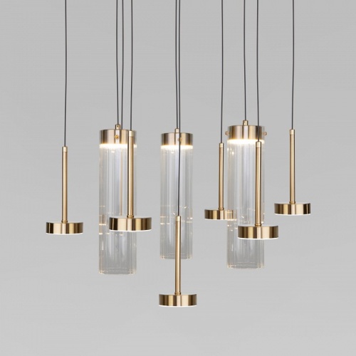 Подвесная люстра Eurosvet Quarzo 301102 LED латунь в Нижнем Новгороде фото 4