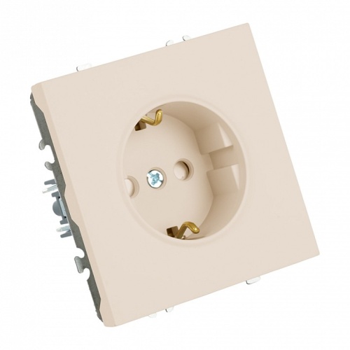 Розетка с заземлением и со шторкой, без рамки Stekker Эмили 49906 в Нижнем Новгороде фото 2