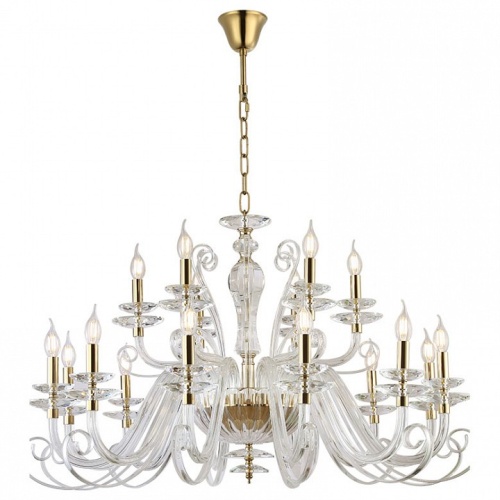 Подвесная люстра Newport ANNABELLE 8576+12/C gold polished в Нижнем Новгороде