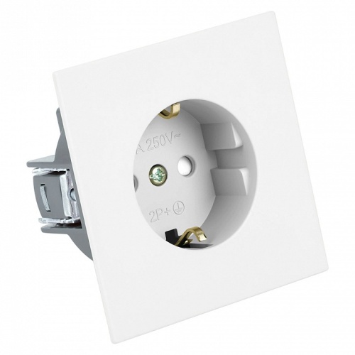 Розетка с заземлением и со шторкой Stekker Мия 50440 в Нижнем Новгороде фото 3