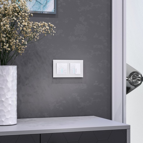 Рамка на 2 поста Werkel Favorit (белый матовый) W0021105 в Нижнем Новгороде фото 2