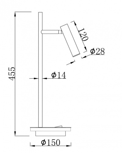 Настольная лампа офисная Maytoni Estudo Z010TL-L8W3K в Нижнем Новгороде фото 2
