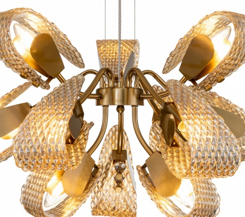 Подвесная люстра Indigo Fless 11033/12P Amber в Нижнем Новгороде фото 2