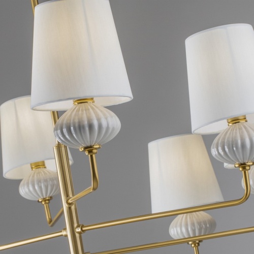 Люстра на штанге Freya Ceramics FR2029PL-08BS в Нижнем Новгороде фото 5