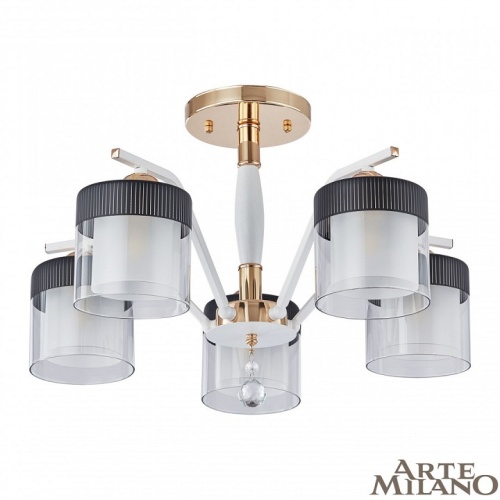 Люстра на штанге Arte Milano Napoli-2646 332646/5 FGD+WT в Нижнем Новгороде фото 8