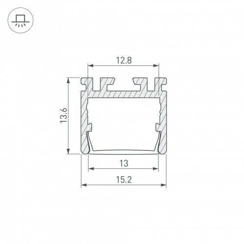 Профиль универсальный Arlight PDS 026517 в Нижнем Новгороде фото 2