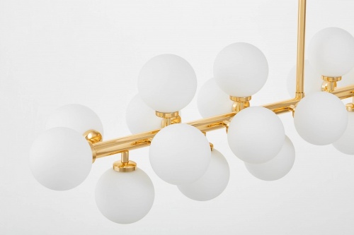 Люстра на штанге LUMINA DECO Marsiada LDP 6033-24 GD в Нижнем Новгороде фото 5