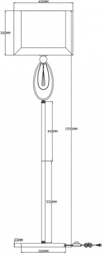 Торшер Moderli Dark V2581-1F в Нижнем Новгороде фото 2