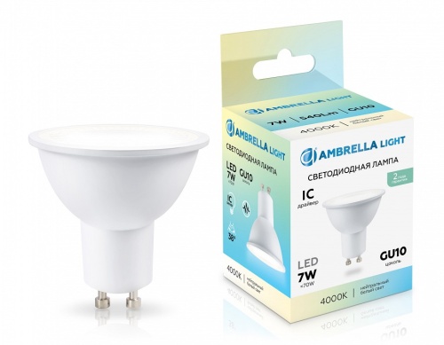 Лампа светодиодная Ambrella Light MR16 GU10 7Вт 4000K 190714 в Нижнем Новгороде фото 2