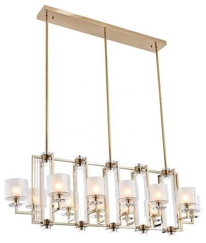 Люстра на штанге Newport 4400 4408+4/S gold в Нижнем Новгороде