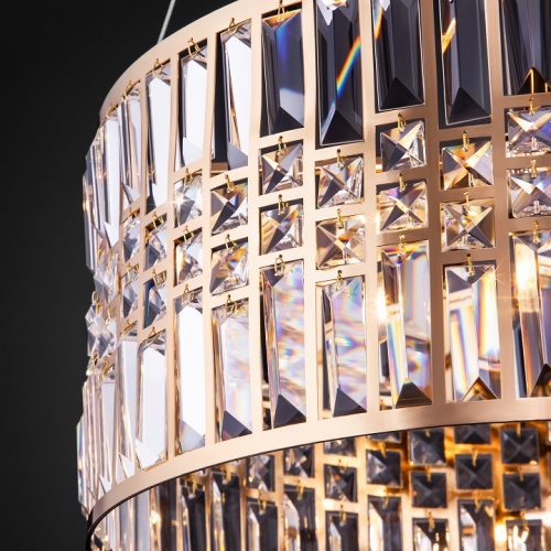 Подвесной светильник Eurosvet Lory 10125/5 золото/прозрачный хрусталь Strotskis Smart в Нижнем Новгороде фото 3