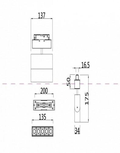 Светильник на штанге Maytoni Points TR015-2-10W3K-B в Кушве фото 4