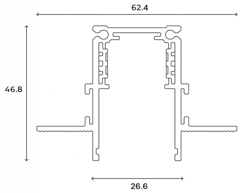 Трек встраиваемый Hesby Lighting ElDeko HSBL_0184 в Нижнем Новгороде фото 2