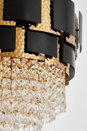 Подвесная люстра LUMINA DECO MOLINA LDP 7045-600 BK+GD в Нижнем Новгороде фото 2