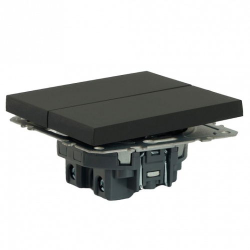 Выключатель двухклавишный без рамки Stekker Эмили 49840 в Нижнем Новгороде фото 7