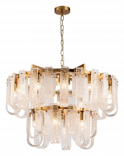 Подвесная люстра Indigo Brina 12027/18P Brass в Нижнем Новгороде фото 4