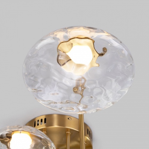 Потолочная люстра Eurosvet Ripple 50389 LED латунь в Нижнем Новгороде фото 2