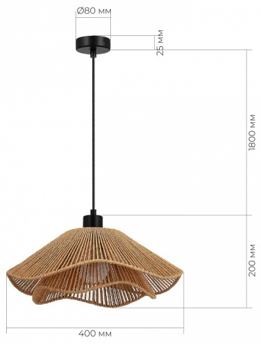 Подвесной светильник EVOLUCE VERVE SLE6023-603-01 в Нижнем Новгороде фото 4