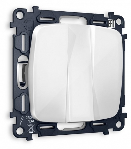 Выключатель трехклавишный без рамки Ambrella Volt OMEGA MO105010 в Нижнем Новгороде