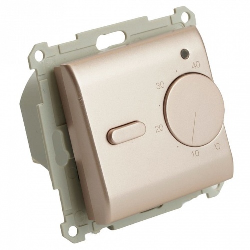 Терморегулятор электромеханический для теплого пола без рамки Stekker Катрин 49743 в Нижнем Новгороде фото 6