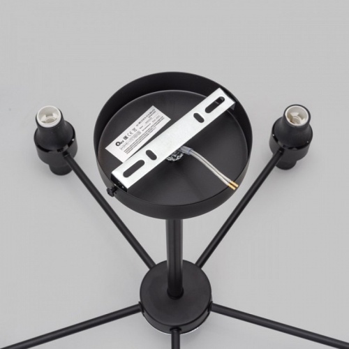 Люстра на штанге Imex MD.51913 MD.51913-10-S-BK+CH в Нижнем Новгороде фото 2