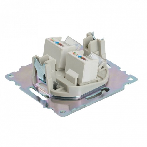 Розетка двойная Ethernet RJ-45 без рамки Stekker Катрин 50005 в Нижнем Новгороде фото 5