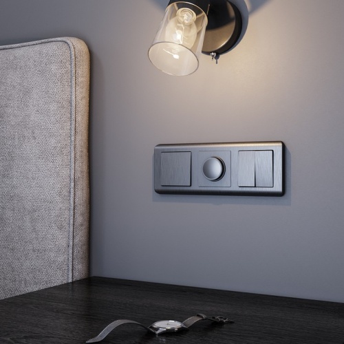 Клавиша для выключателя проходного Werkel графит рифленый W1119004 в Нижнем Новгороде фото 2