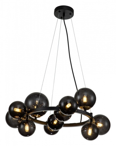 Подвесная люстра Indigo Molecola 11018/11P Black в Нижнем Новгороде фото 4
