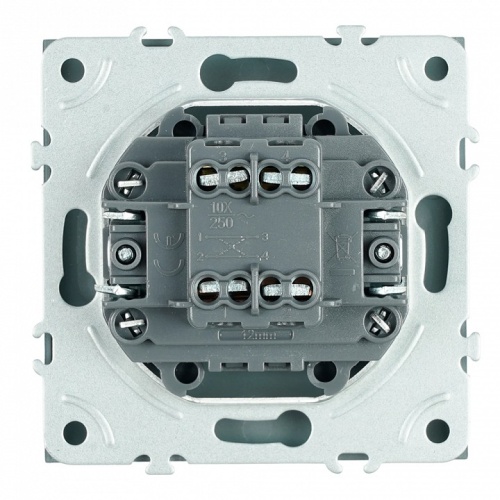 Переключатель перекрестный одноклавишный без рамки Stekker Эмили 49923 в Нижнем Новгороде фото 5