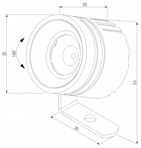 Настенный прожектор Elektrostandard Landscape a070269 в Нижнем Новгороде фото 2