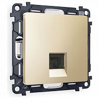 Розетка Ethernet RJ-45 и со шторками, без рамки Ambrella Volt ALFA MA612005 в Нижнем Новгороде