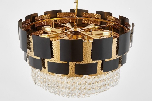 Подвесная люстра LUMINA DECO MOLINA LDP 7045-600 BK+GD в Нижнем Новгороде фото 5