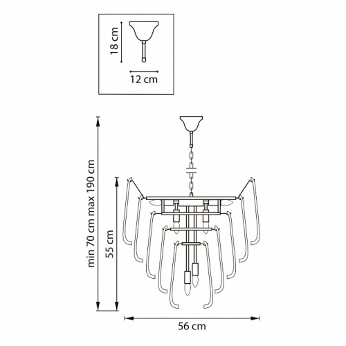 Подвесная люстра Lightstar Retro II 799102 в Нижнем Новгороде фото 5