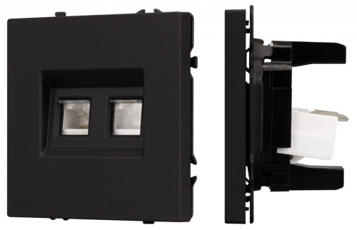 Розетка двойная Ethernet RJ-45 без рамки Arlight NOBE 054313(1) в Нижнем Новгороде