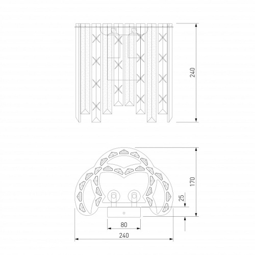 Накладной светильник Eurosvet Radiance 101011 в Нижнем Новгороде фото 2