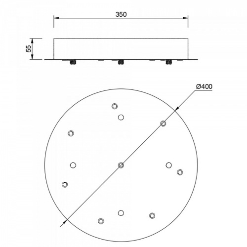 Подвесная люстра Mantra Arrecife 9366+9211 (8L) в Нижнем Новгороде фото 6