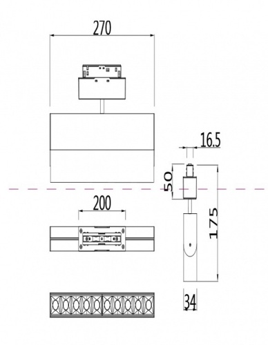 Светильник на штанге Maytoni Points TR015-2-20W4K-W в Кушве фото 4