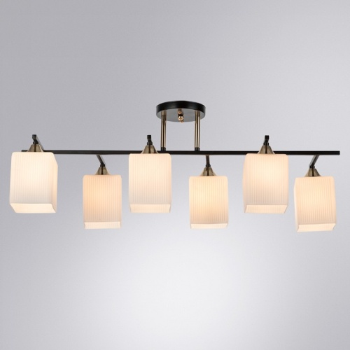 Люстра на штанге Arte Lamp Merope A4071PL-6BK в Нижнем Новгороде фото 2