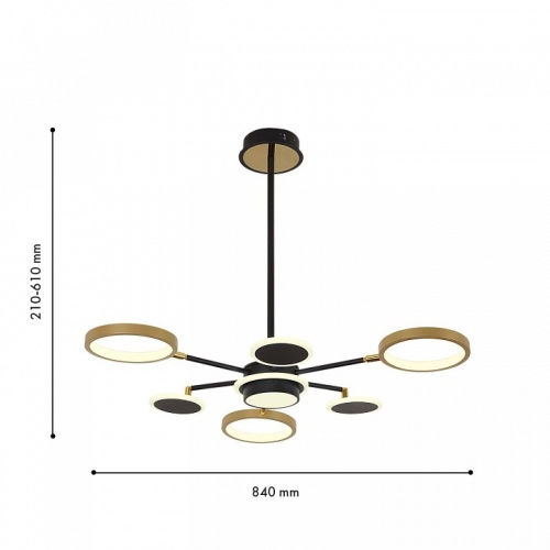 Люстра на штанге F-promo Hybrid 4687-7P в Нижнем Новгороде фото 5