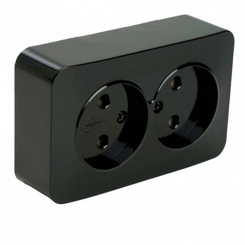 Розетка двойная без заземления Stekker София 49315 в Нижнем Новгороде фото 2